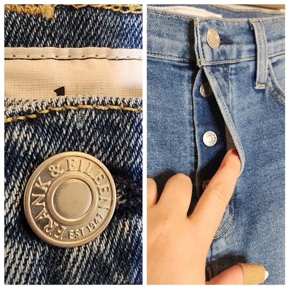 Frank & Eileen Cork Everyday Medium wash jeans button fly size 30 sz 10